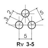 геометрия просечки Rv 3-5 металла